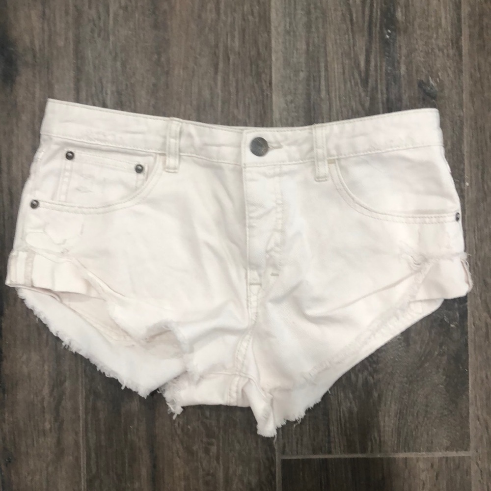 Free People distressed shorts
